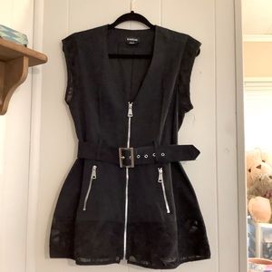 *SOLD* Bebe sleeveless jacket